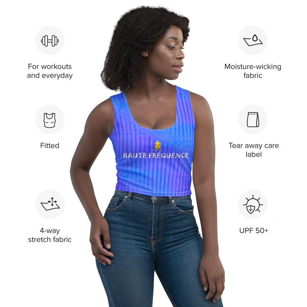 Crop-top Coupé et Cousu par Sublimation