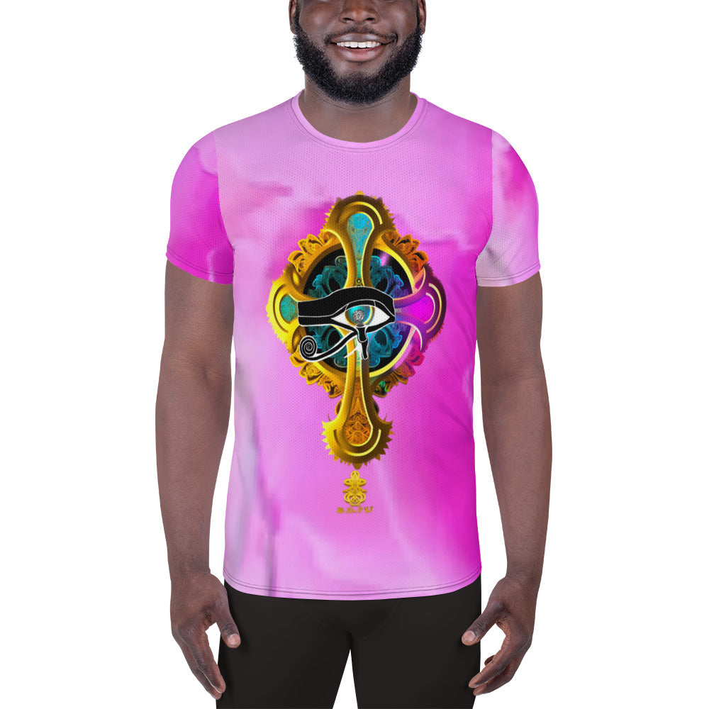 T-shirt de Sport Pour Homme, Imprimé All Over
