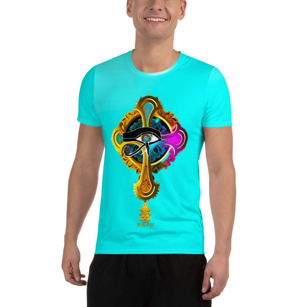 T-shirt de Sport Pour Homme, Imprimé All Over