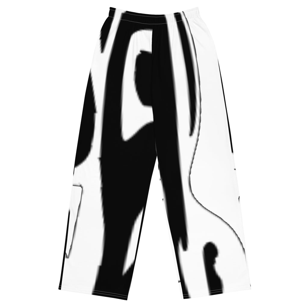 Pantalon large "Black and White"
