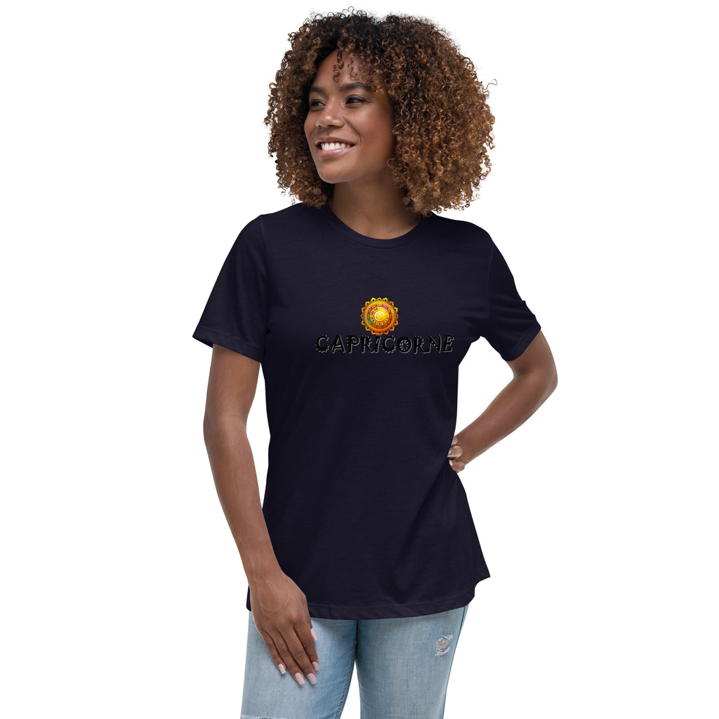T-shirt Décontracté Signe Astrologique Capricorne