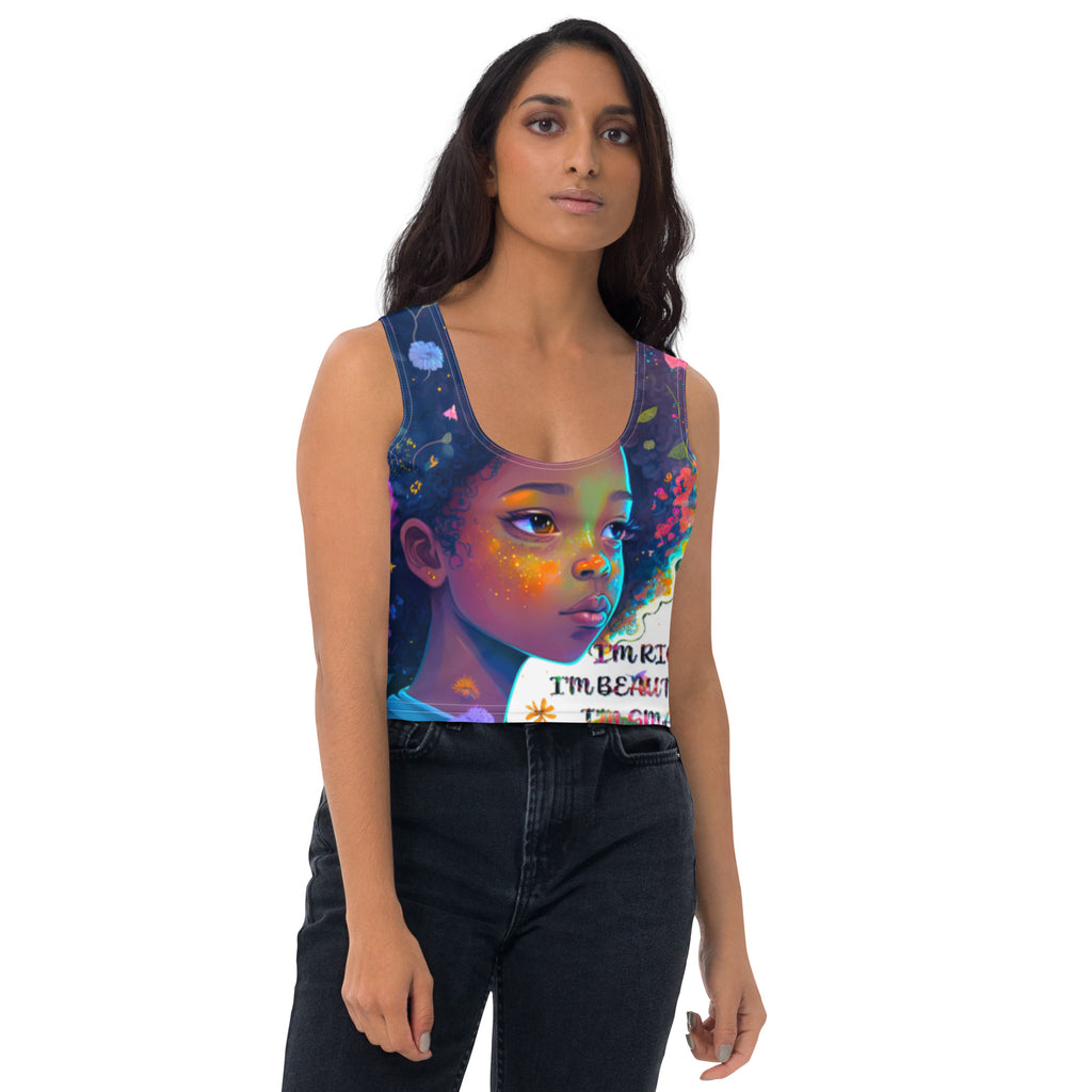 Crop-top Coupé et Cousu par Sublimation