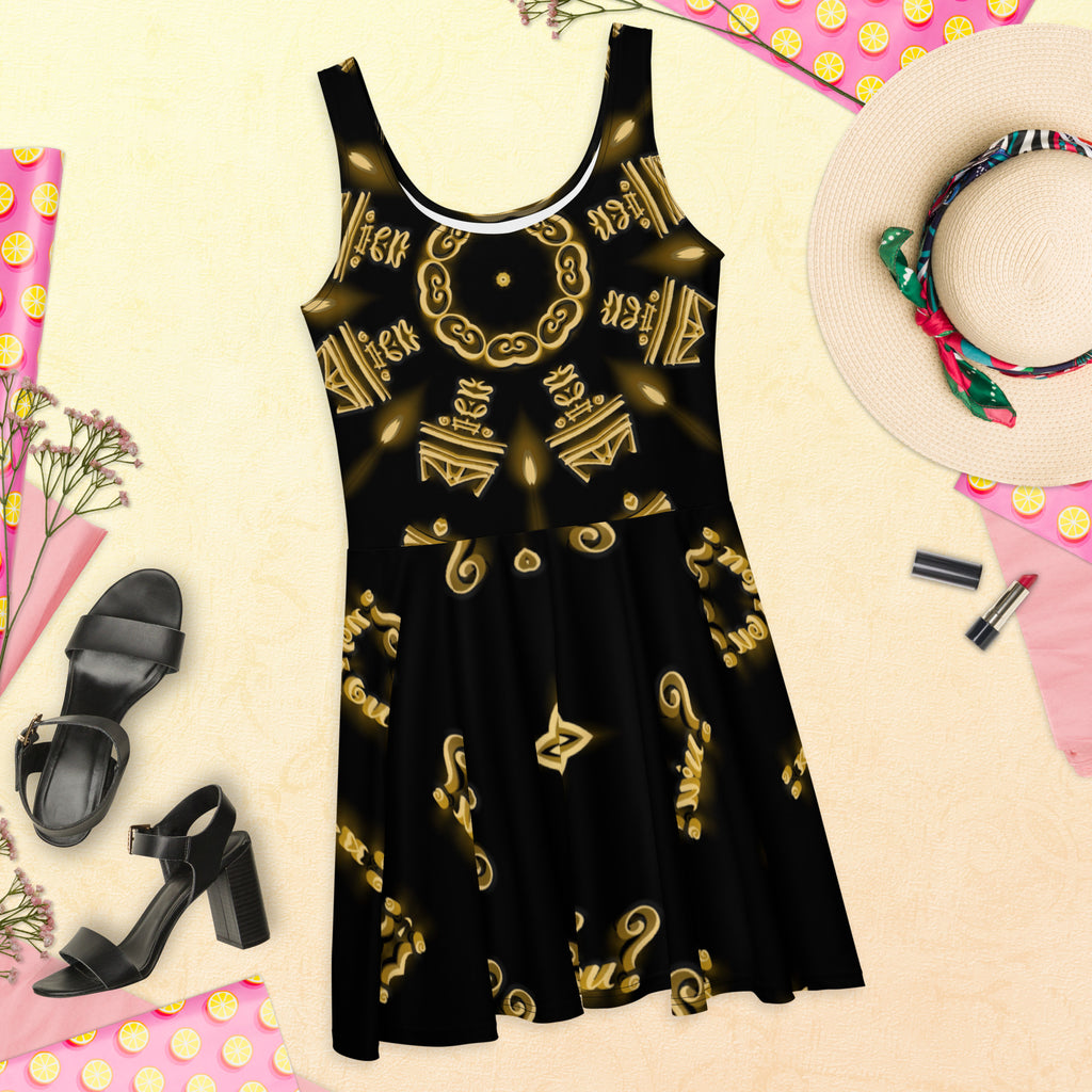 GOLDEN SPACE 2 DRESS SANS MANCHES
