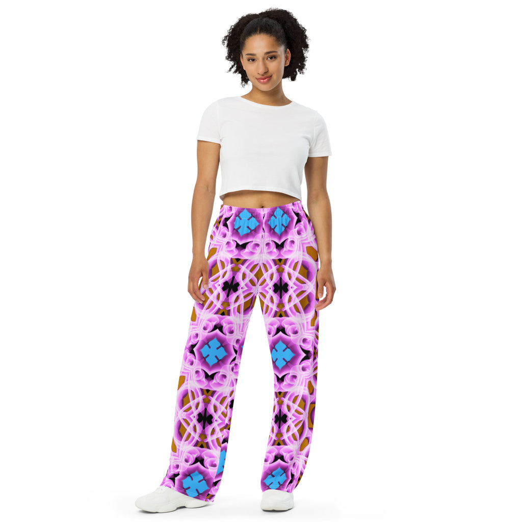 Roses Paradise Pantalon large
