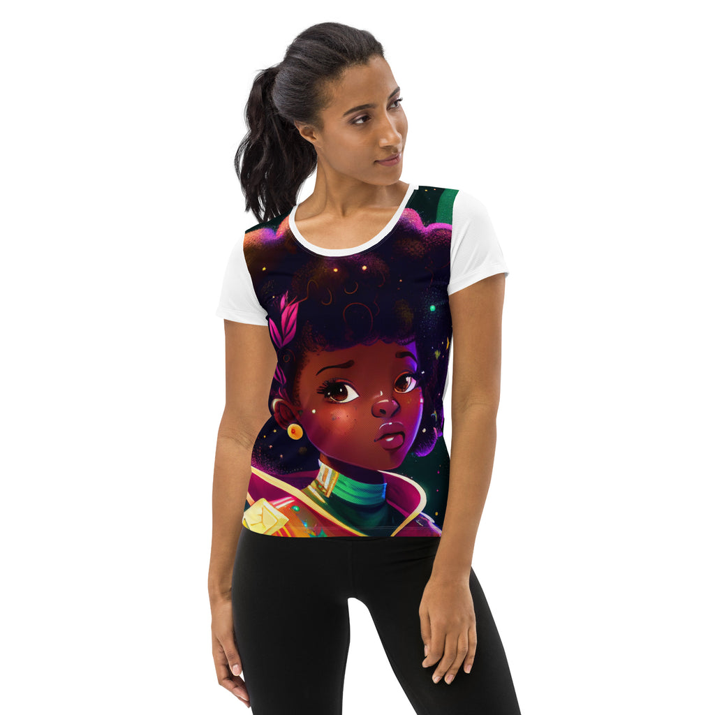 T-shirt de sport imprimé all over