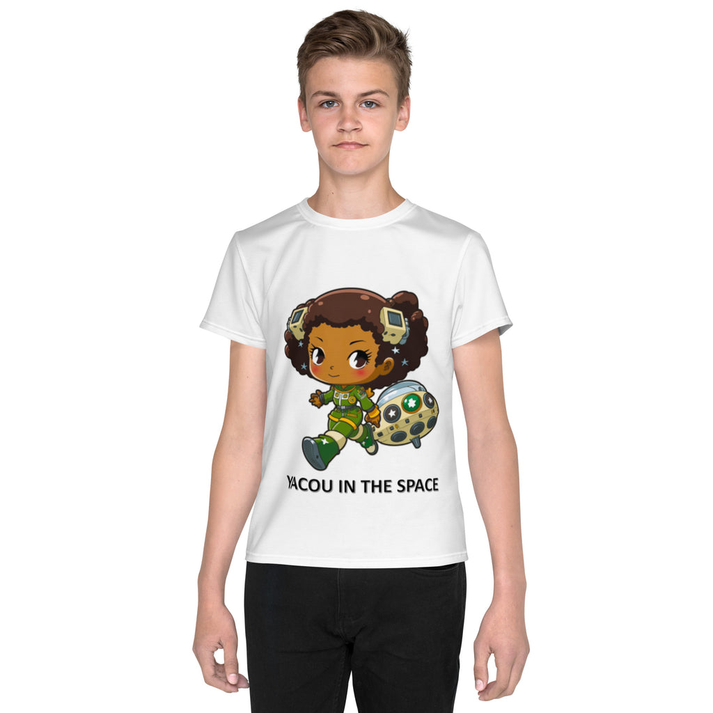 T-shirt col ras du cou adolescent