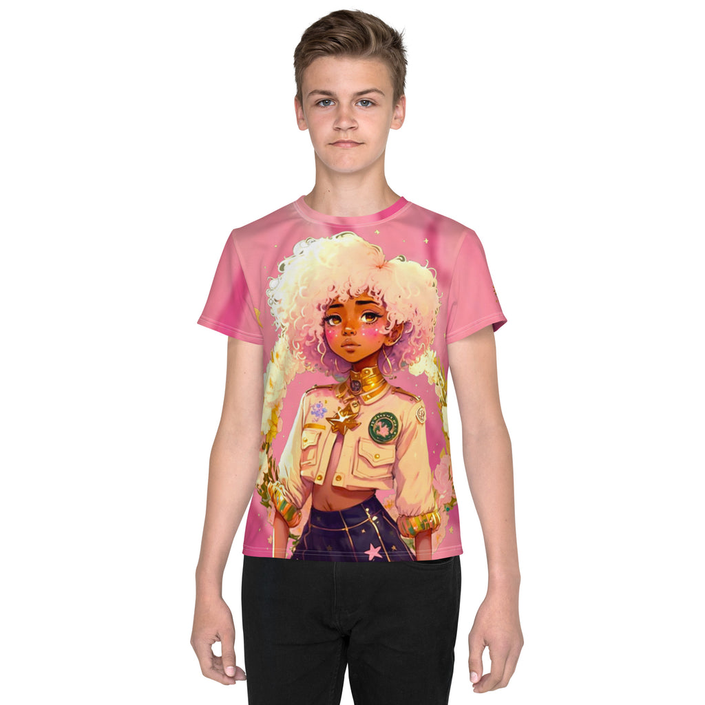 T-shirt col ras du cou adolescent