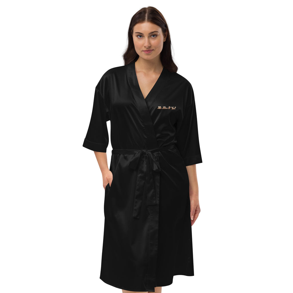 Alien Satin bathrobe n°1