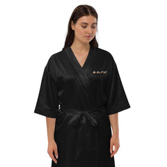 Alien Satin bathrobe n°1
