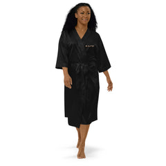 Alien Satin bathrobe n°1