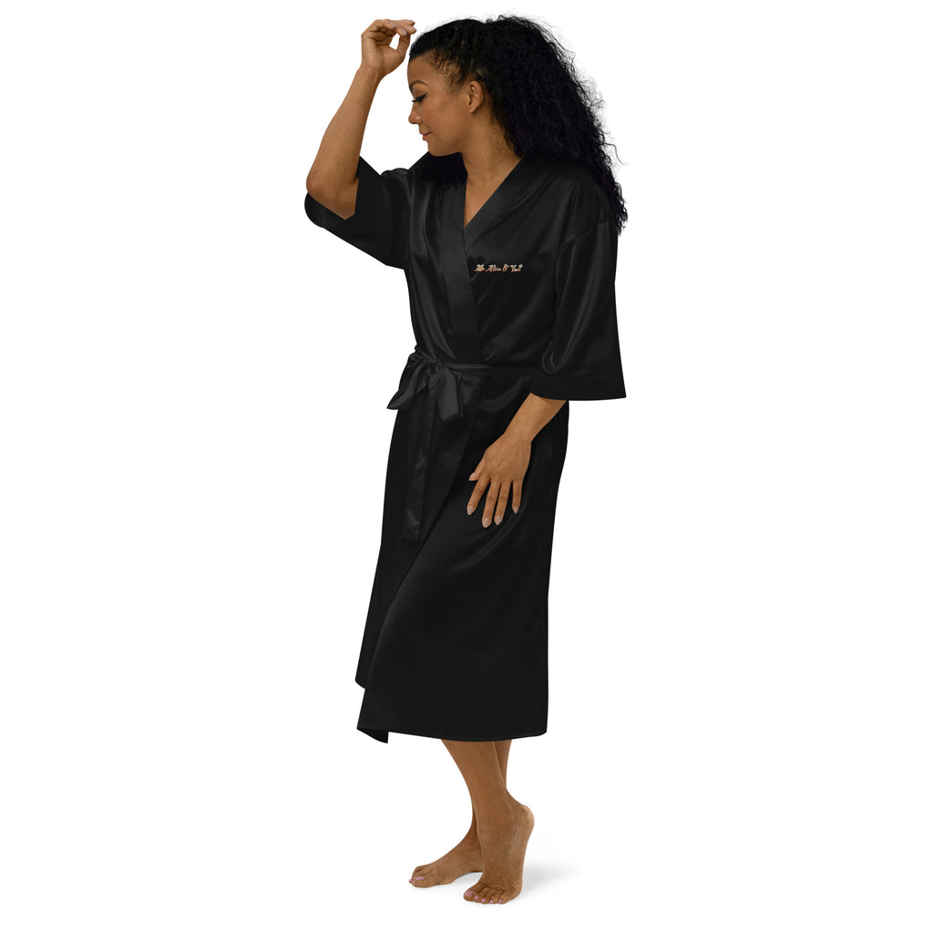 Alien Satin bathrobe n°1