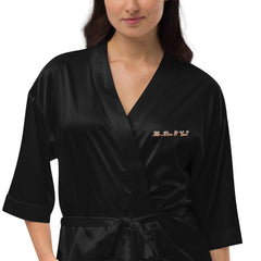 Alien Satin bathrobe n°1