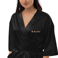 Alien Satin bathrobe n°1