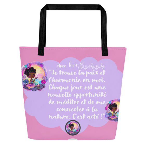 Tote Bag "La Petite Alchimiste serenity " - Love Siseikasuki collection