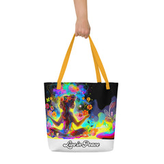 Tote Bag "Live in Peace" - Love Siseikasuki Collection