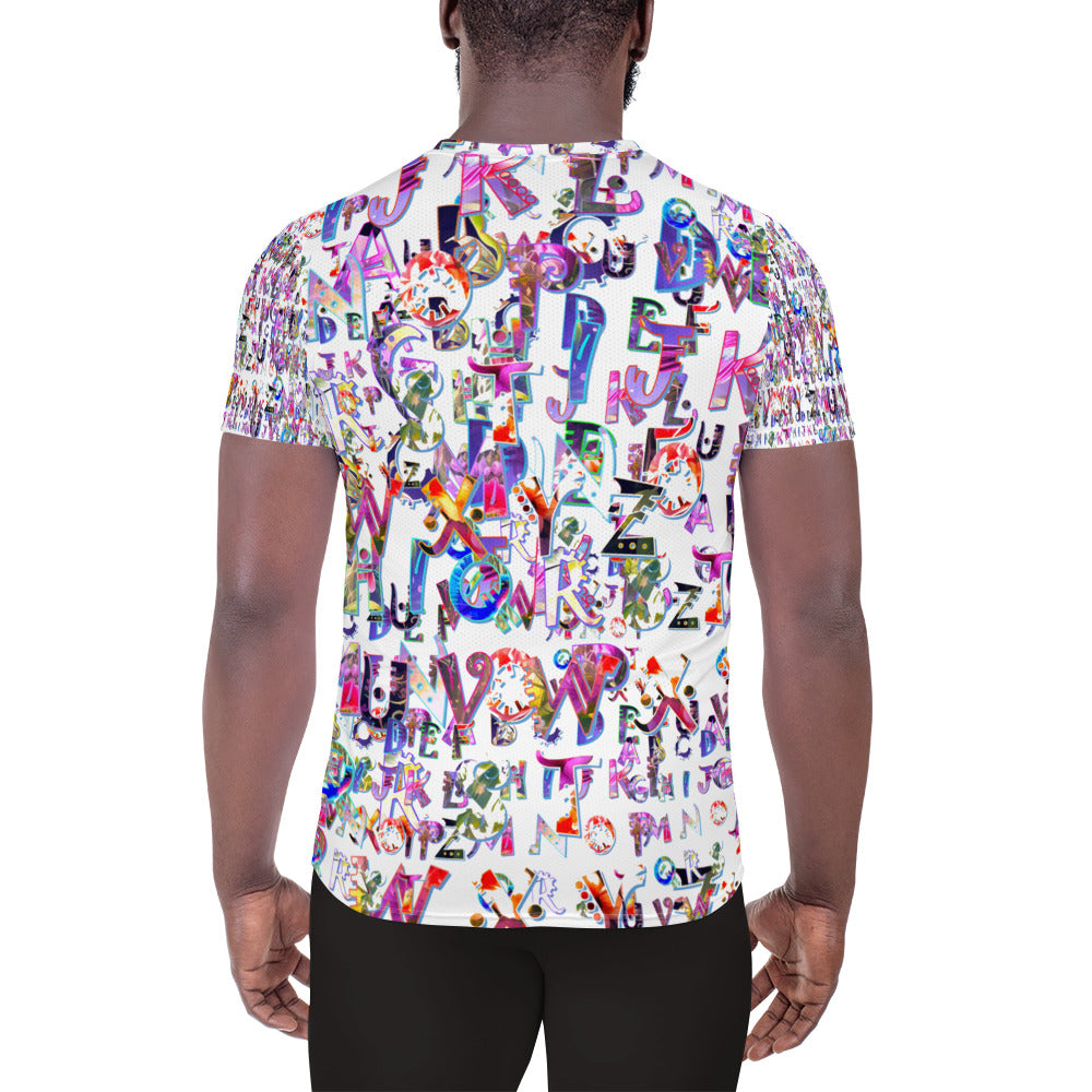 T-shirt de Sport Pour Homme, Imprimé All Over