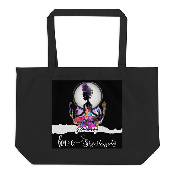 Grand tote bag bio "Harmony" de Love Siseikasuki