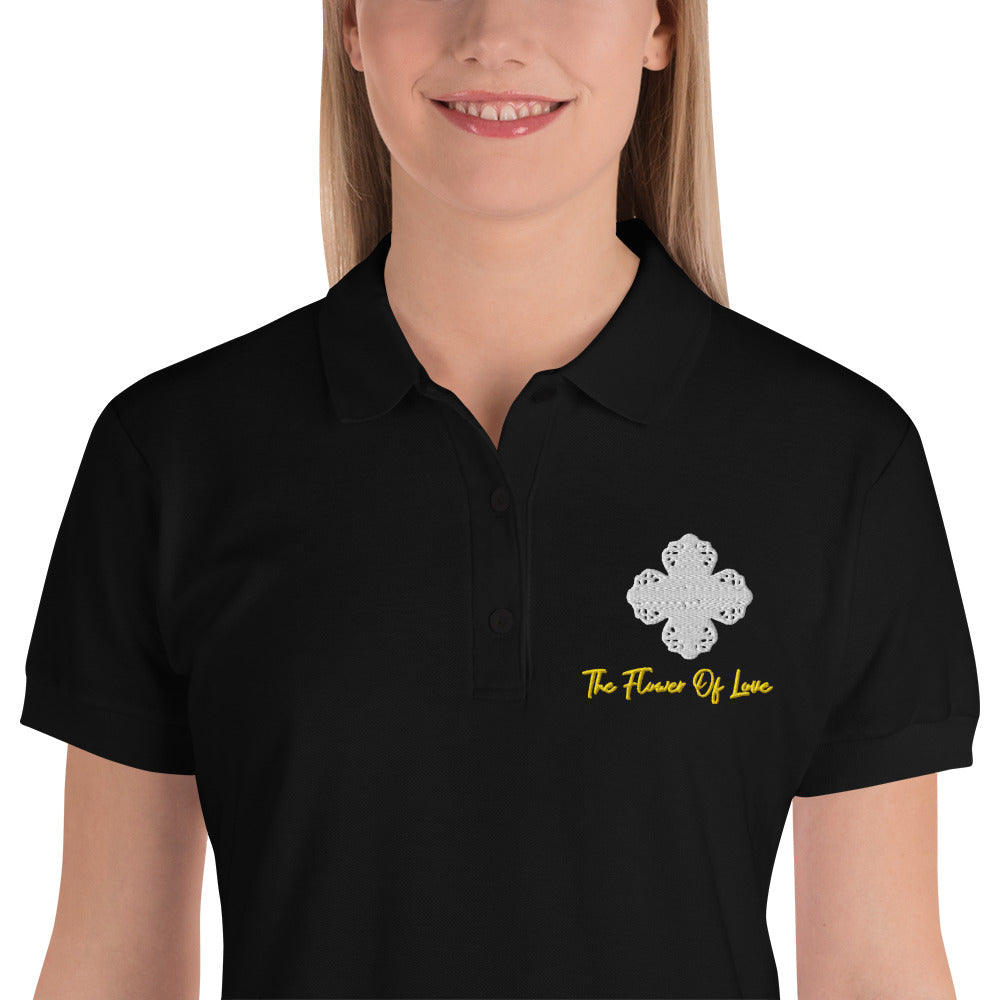 Embroidered Women's Polo Shirt | Me Alien & You