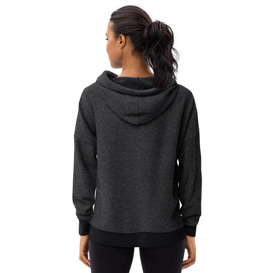 Sweat à capuche en polaire effet daim