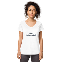 T-shirt col V ajusté femme Chiffre 1